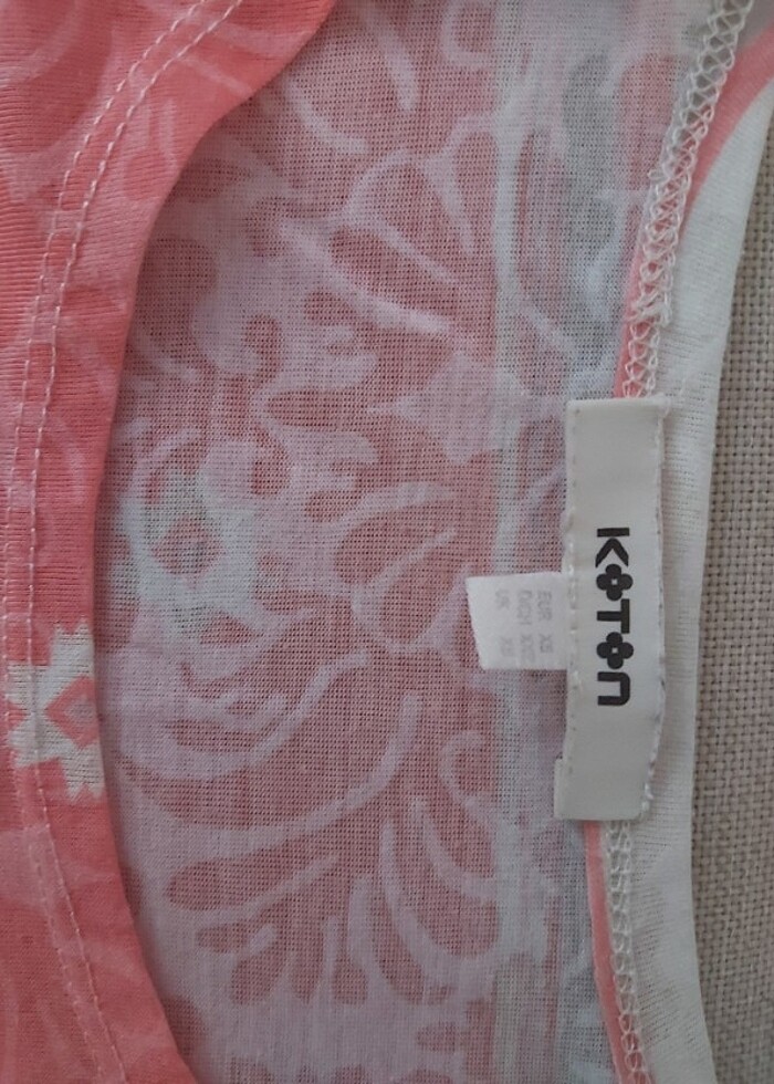 Püsküllü pembe bluz etnik desenli - Görsel 2