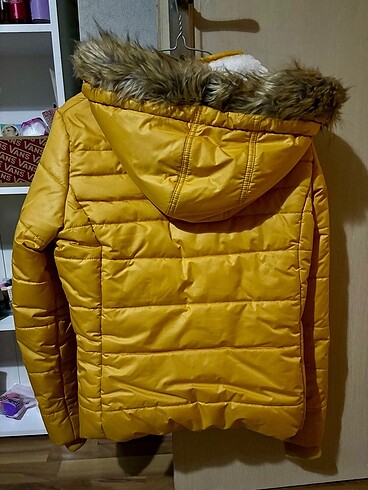 38 Beden sarı Renk Şişme Mont