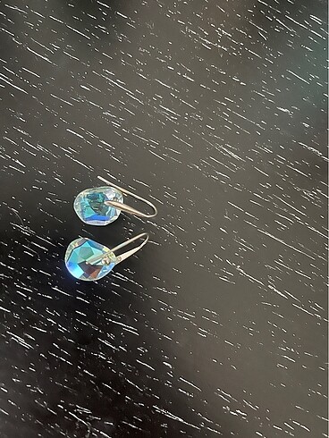 swarovski Swarovski aquamarin küpe