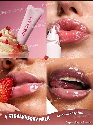 Beden pembe Renk Sheglam lipsglosss