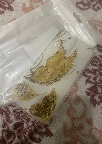 Altın Renkli Payetli Bohem Telefon Kılıfı - Görsel 2