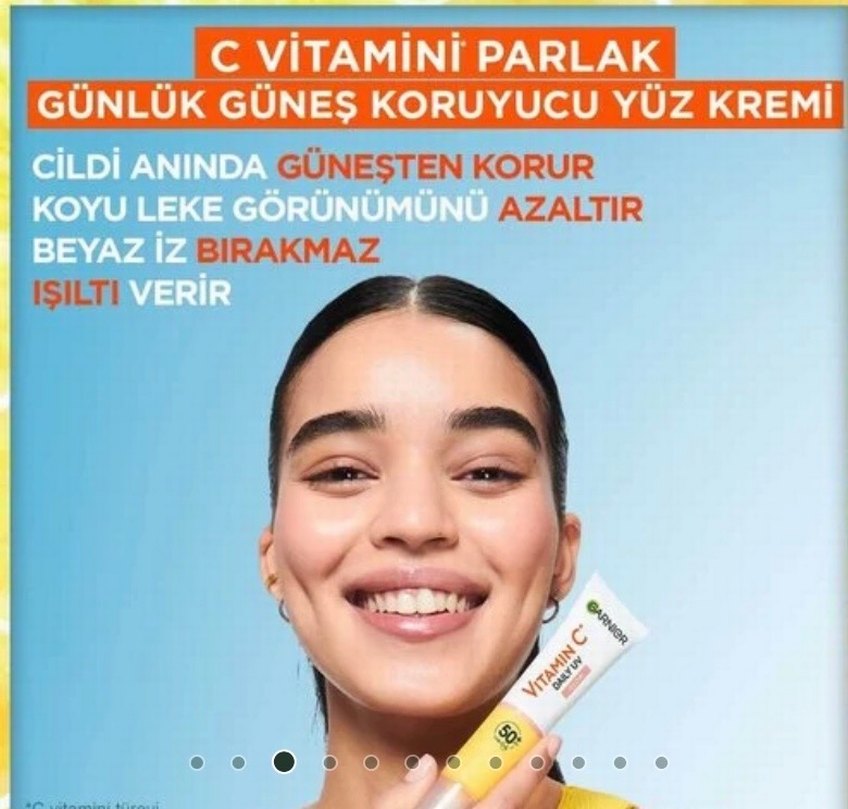 Garnier C Vitamini Parlak Yüz Kremi SPF50+ - Görsel 3