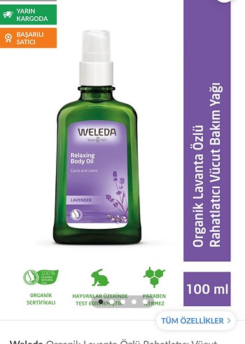 Weleda Lavantalı Rahatlatıcı Vücut Yağı - Görsel 2