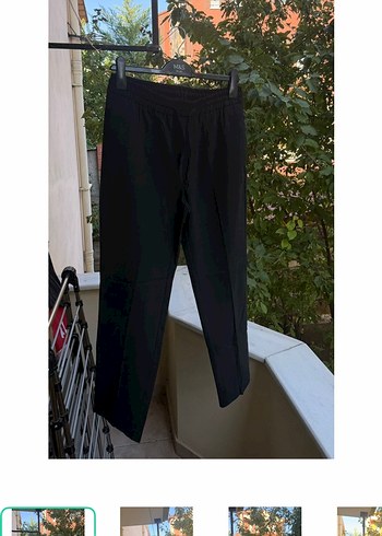 Marks & Spencer Siyah Rahat Duz Paca Pantolon