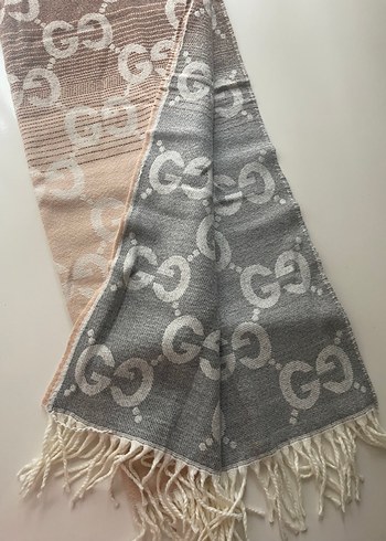 Gucci Premium Çift Taraflı Atkı - Görsel 2