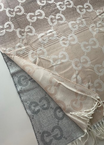Gucci Premium Çift Taraflı Atkı - Görsel 4