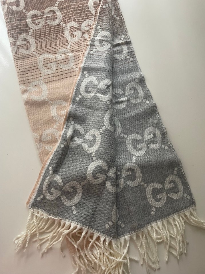 Gucci Premium Çift Taraflı Atkı - Görsel 2