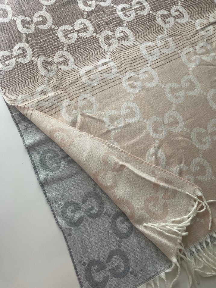 Gucci Premium Çift Taraflı Atkı - Görsel 4