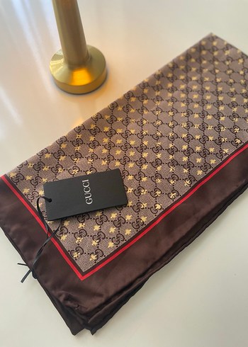 Gucci Twill İpek Eşarp - Görsel 2