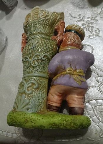  Beden çeşitli Renk Pastel Renkli Aşçı Figürlü Biblo