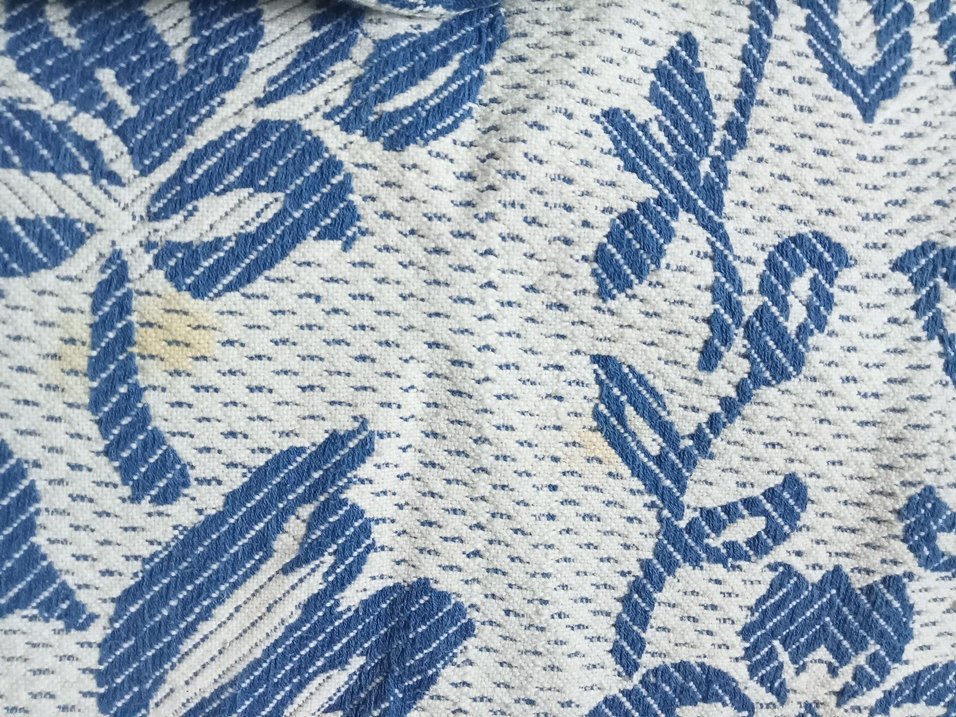 vintağe elde dokuma pike - Görsel 4