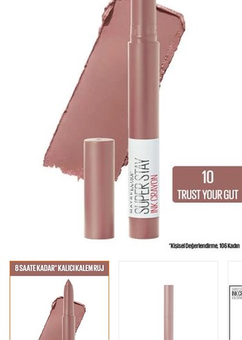 Maybelline Super Stay 10 Trust Your Gut Ruj