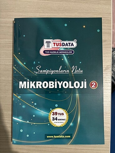  Beden TUSDATA 2024 - TUS Şampiyonların Notu MİKROBİYOLOJİ 1-2