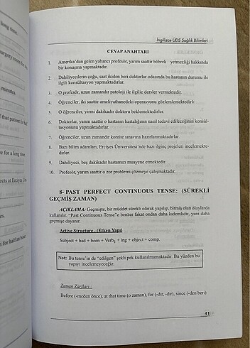İNGİLİZCE ÜDS SAĞLIK BİLİMLERİ - Görsel 4