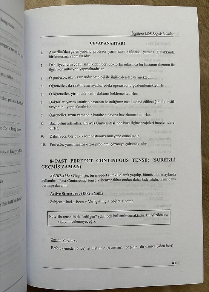 İNGİLİZCE ÜDS SAĞLIK BİLİMLERİ - Görsel 4