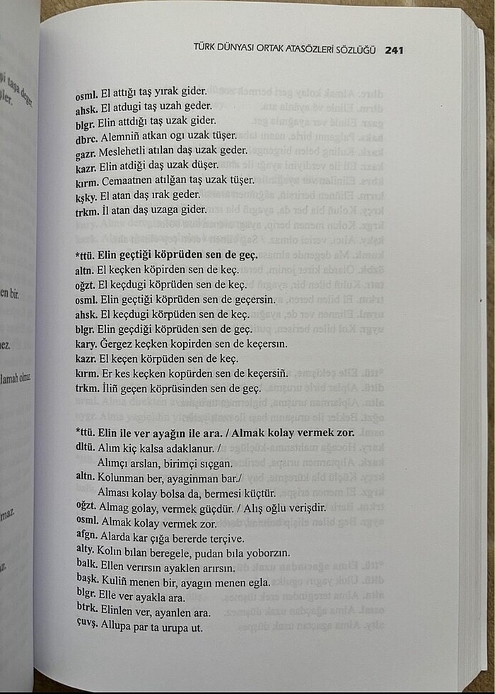 TÜRK DÜNYASI ORTAK ATASÖZLERİ SÖZLÜĞÜ - Görsel 5