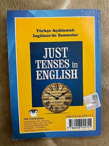  TÜRKÇE AÇIKLAMALI İNGİLİZCE ZAMANLAR (Just Tenses in English)