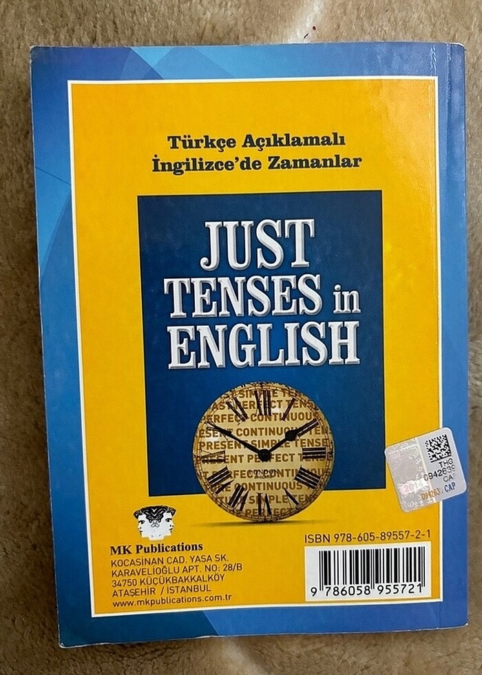 TÜRKÇE AÇIKLAMALI İNGİLİZCE ZAMANLAR (Just Tenses in English) - Görsel 2