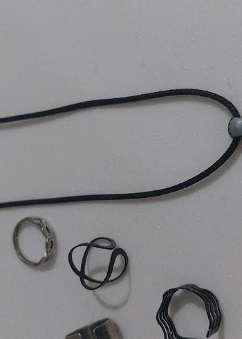 Gri Zincir Detaylı Midi Kadın Küpeler - Görsel 7