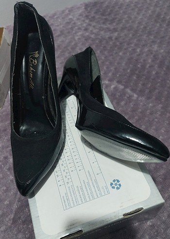 Klasik Siyah Topuklu Kadın Ayakkabı - Görsel 3
