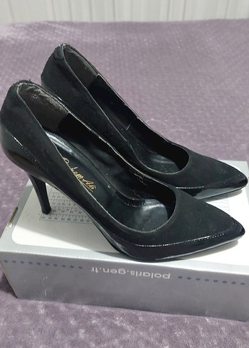 Klasik Siyah Topuklu Kadın Ayakkabı - Görsel 2