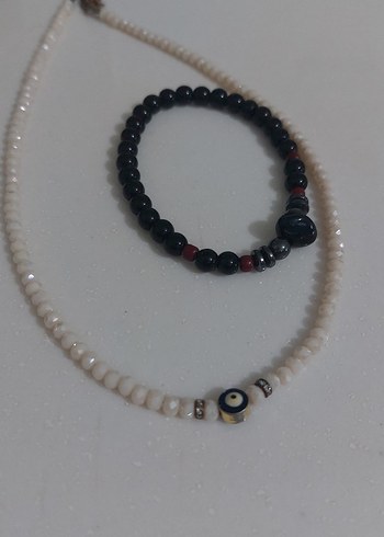 Gümüş Zincir Detaylı Kısa Kolye - Görsel 4