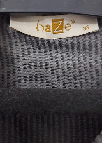 Gri Kadife Düğmeli fitilli Kaban 36 beden - Görsel 6