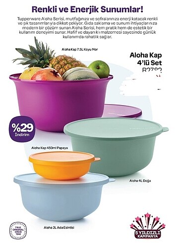 Aloha 4 lü set
