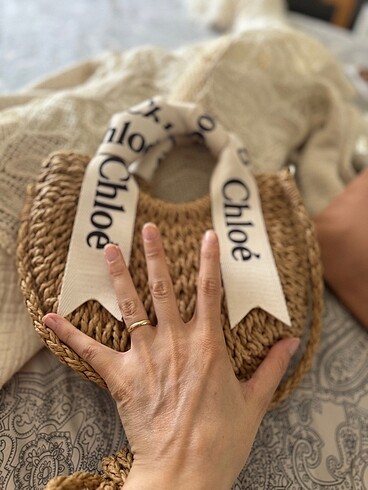 Chloé Chloe hasır çanta