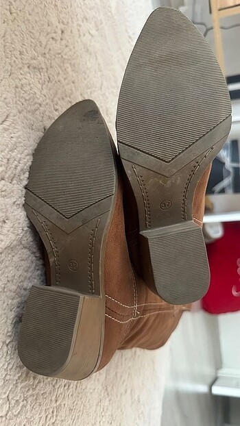 37 Beden camel Renk Süet kovboy bot kovboy çizme