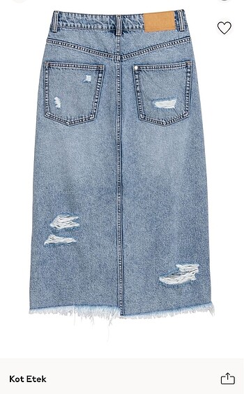 H&M Midi boy kot etek