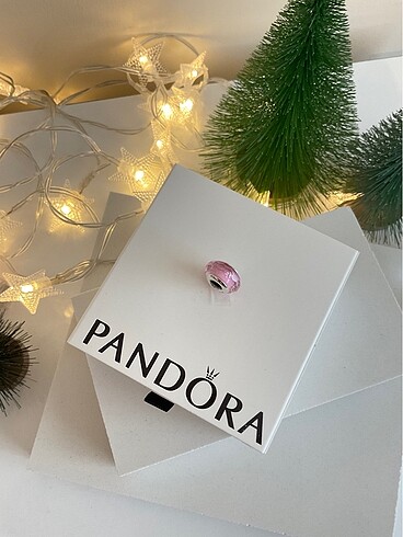 Pandora Pandora Parlak Pembe Murano Charm