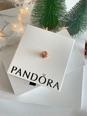Pandora Pandora Rose Pave Burgu Charm