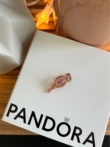 Pandora Pandora Pembe Uçan Hava Balonu Charm
