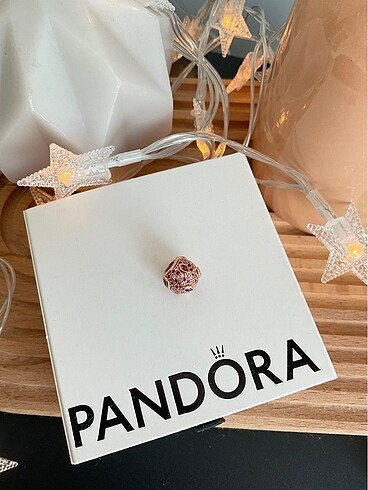  Beden Pandora Pembe Işıltılı Taşlar Charm