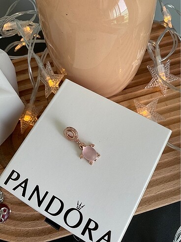 Beden ten rengi Renk Pandora Pembe Murano Kaplumbağa Sallantılı Charm