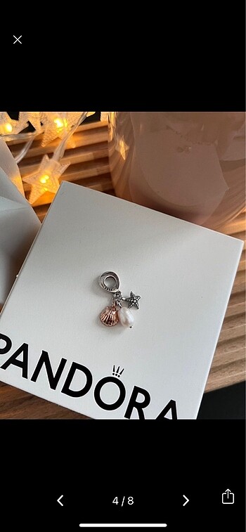 Pandora Pandora Deniz Kabuğu ve İncisi Charm