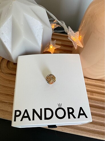  Beden Pandora Açan Sarı Gül Charm