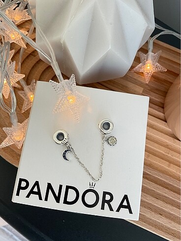 Beden Pandora Güneş ve Ay Güvenlik Zinciri