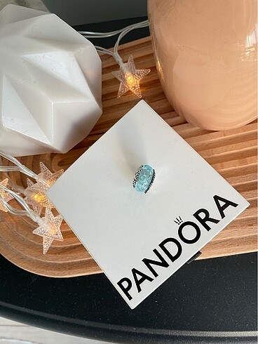 Beden mavi Renk Pandora Buz Mavi Murano Charm