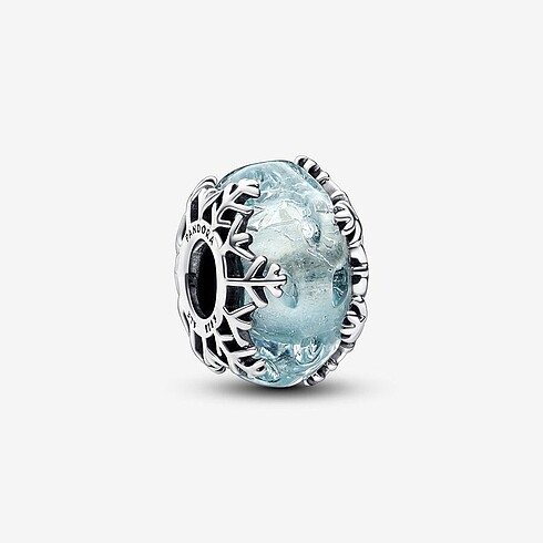 Pandora Buz Mavi Murano Charm