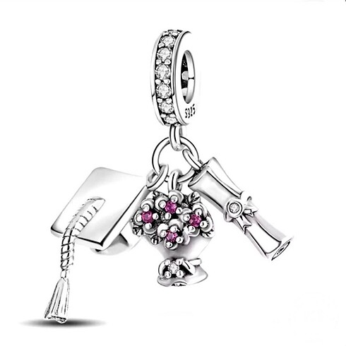 Pandora Üçlü Mezuniyet Charm