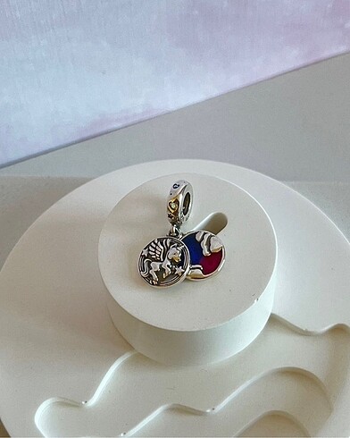  Beden beyaz Renk Pandora Unicorn Sallantılı Charm
