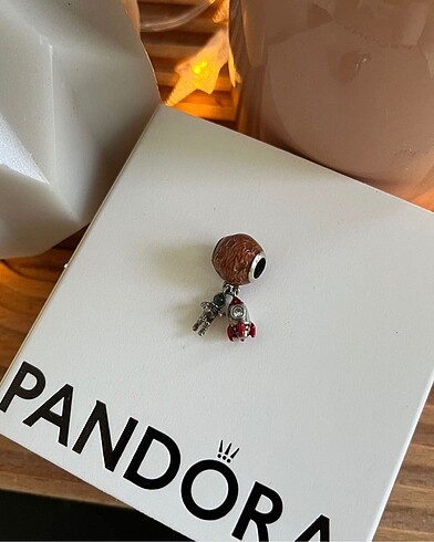 Beden Pandora Astronot ve Roket Charm