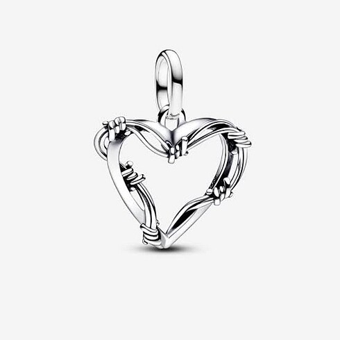 Pandora Me Dikenli Kalp Madalyon Charm