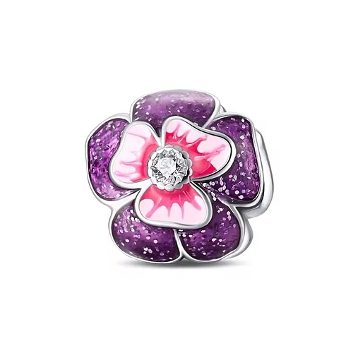 Mor ve Pembe Menekşe Charm
