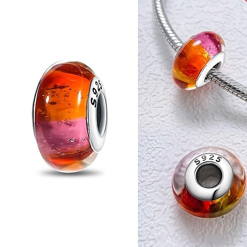 Pandora Gün Batımı Murano Charm