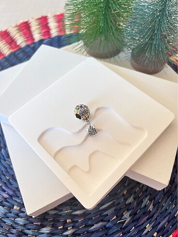  Beden beyaz Renk Pandora Disney Up-Ev ve Balonlar Charm