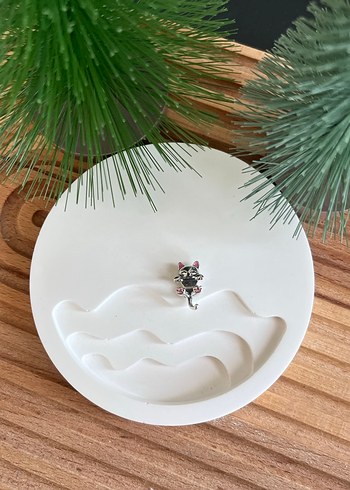 Pandora Sarılan Kedi Charm - Görsel 5