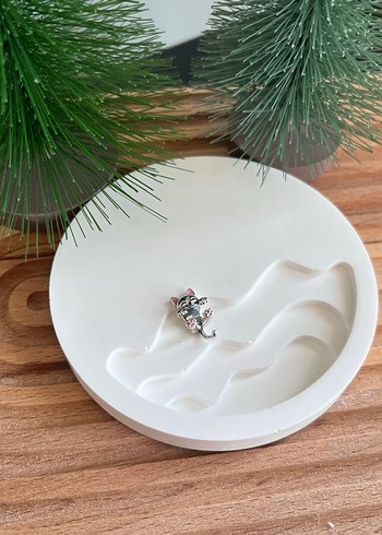 Pandora Sarılan Kedi Charm - Görsel 7